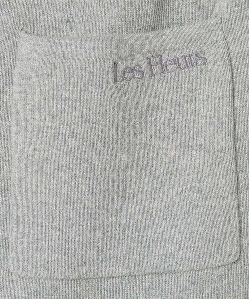 JEANASIS パンツ 「Les Fleurs」アソートニットストレートパンツ
