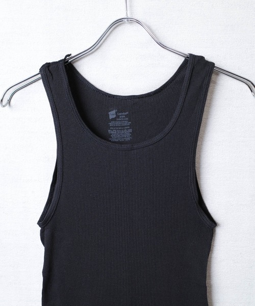 80s HANES タンクトップ L フェードブラック ヘインズ Hanes タンクトップ 「Hanes/ヘインズ」6P BLACK＆GRAY TAGLESS