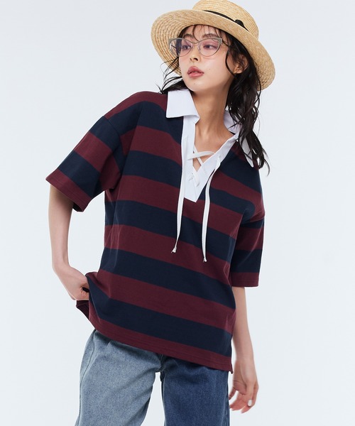 tシャツ 「Narcissus」ラガーTシャツ レディース Narcissus tシャツ 「Narcissus」ラガーTシャツ レディース