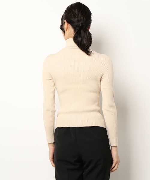 「DURAS」 タートルネックニット FREE ベージュ レディース_画像3
