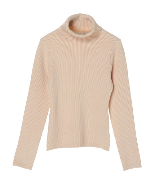 「DURAS」 タートルネックニット FREE ベージュ レディース_画像4