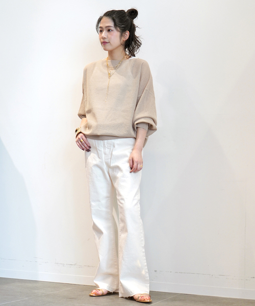 AP STUDIO リネンノースリーブニット ¥23,100 AP STUDIO✨リネンノースリーブニット グレーヴィンテージ 通販