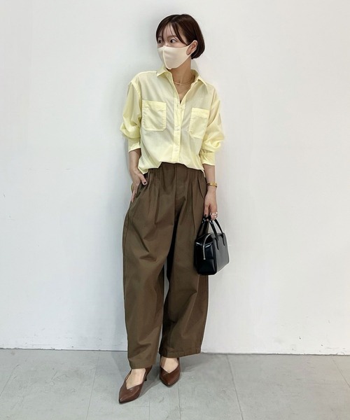 【低身長caho146cmさんプロデュース】2WAYシャツ BAYFLOW ブラウス シャツ 「低身長caho146cmさんプロデュース