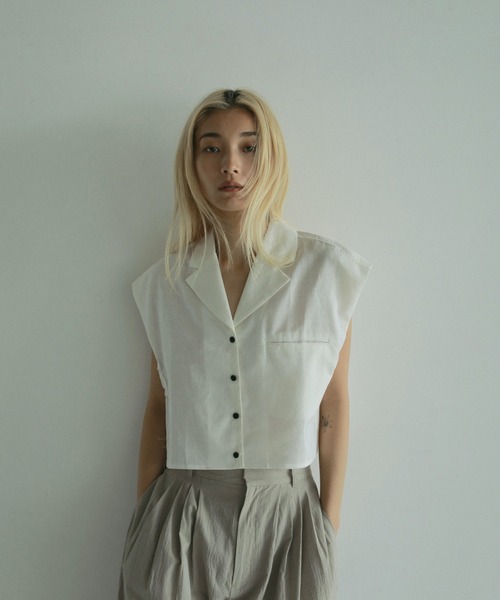 ブラウス シャツ anuke Opencollar Linen Shirts レディース anuke ブラウス シャツ Opencollar Linen Shirts レディース