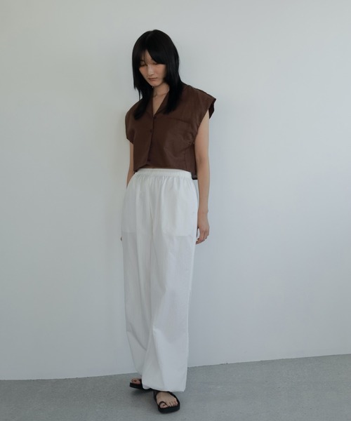 ブラウス シャツ anuke Opencollar Linen Shirts レディース anuke ブラウス シャツ Opencollar Linen Shirts レディース