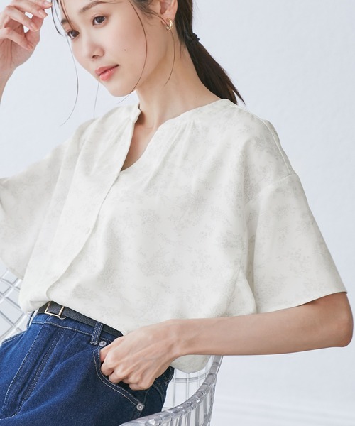 ROPE' PICNIC ブラウス シャツ フレンチスキッパーブラウス