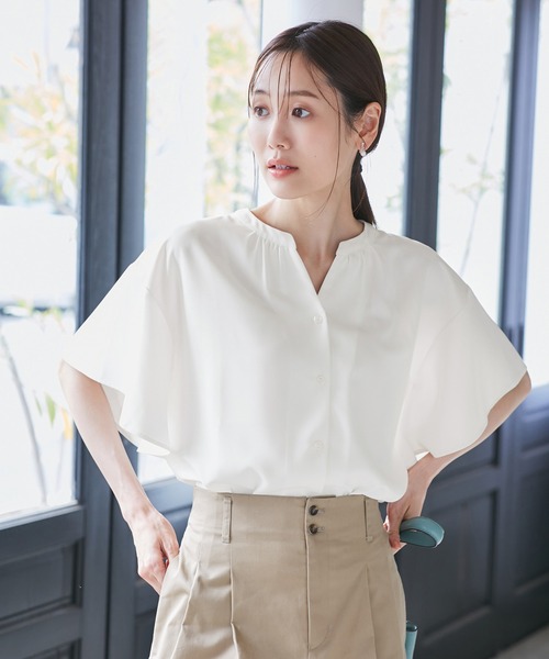 ROPE' PICNIC ブラウス シャツ フレンチスキッパーブラウス
