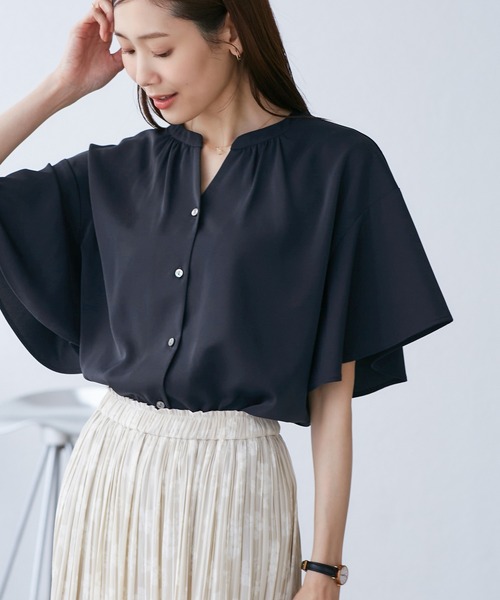 ROPE' PICNIC ブラウス シャツ フレンチスキッパーブラウス