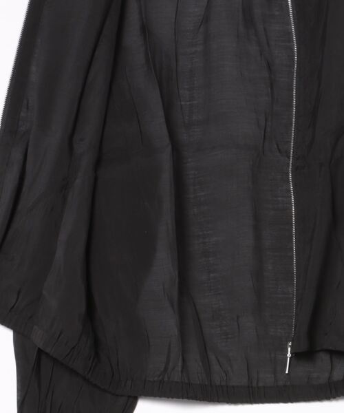 「NICOLE white」 ジップアップブルゾン FREE チャコールグレー レディース_画像3