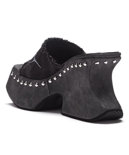 DIAVEL サンダル Y2k蝶々刺繍厚底サンダル レディース