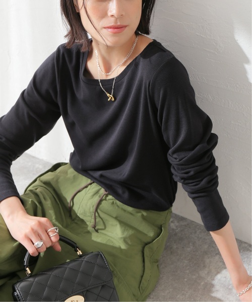 「JOURNAL STANDARD」 長袖カットソー FREE ブラック レディース JOURNAL STANDARD 「JOURNAL STANDARD」 長袖カットソー FREE