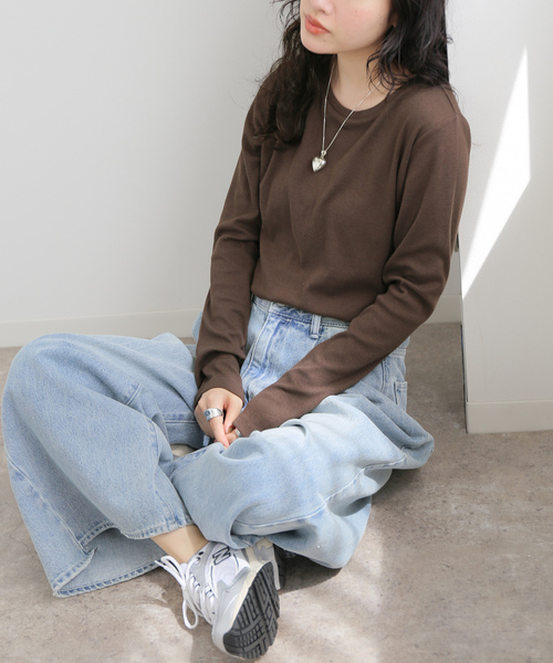 「JOURNAL STANDARD」 長袖カットソー FREE ブラック レディース JOURNAL STANDARD 「JOURNAL STANDARD」 長袖カットソー FREE