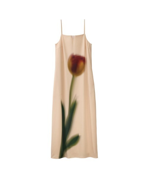 ワンピース Knuth Marf flower print satin dress Knuth Marf】flower print satin dress（ワンピース）｜Knuth