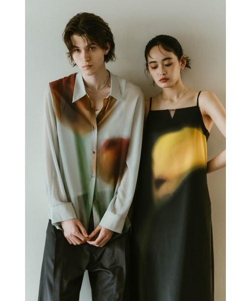 Knuth Marf ワンピース flower print satin dress : ZOZOTOWN