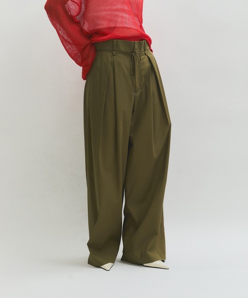 ADAM ET ROPE'（アダムエロペ） パンツ ドロストドカンパンツ