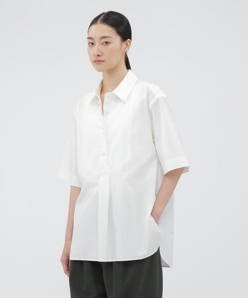 MARGARET HOWELL（マーガレットハウエル） ブラウス シャツ 半袖 SOFT 