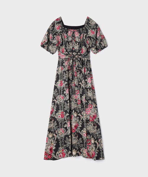 【現行品 未使用】グレースコンチネンタル ヴィンテージフラワープリントワンピース GRACE CONTINENTAL（グレースコンチネンタル） ワンピース