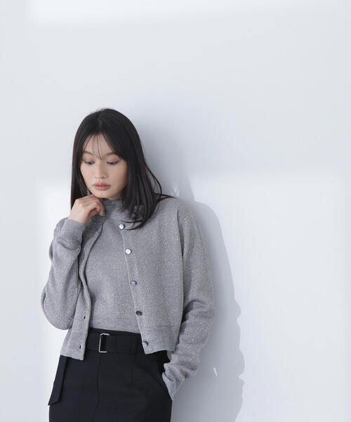 「NATURAL BEAUTY BASIC」 ニットアンサンブル FREE ブルー系その他6 レディース NATURAL BEAUTY BASIC 「NATURAL BASIC」 ニットアンサンブル