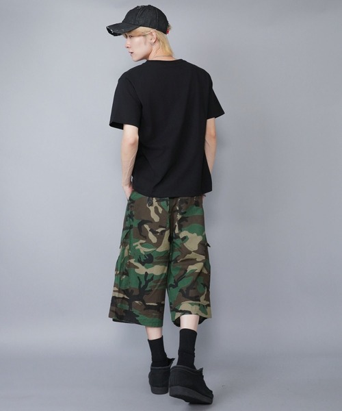 6271【美品】ブリーフィング　ロングパンツ　迷彩柄　カモフラ　ブルー　メンズ 6271【美品】ブリーフィング ロングパンツ 迷彩柄 カモフラ
