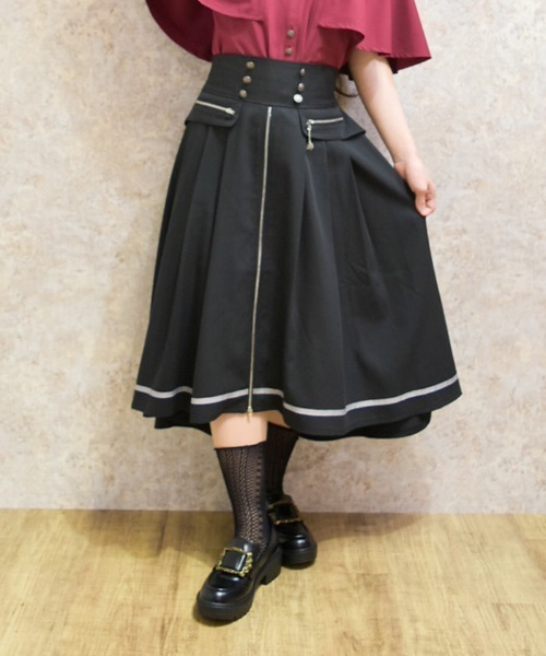 飛行船のフィッシュテールスカート 黒 Amavel axesfemme 飛行船のフィッシュテールスカート 黒 Amavel axesfemme