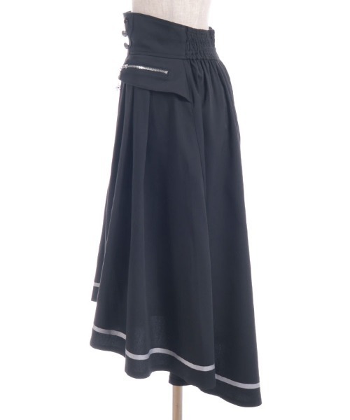 axes femme スカート フィッシュテール×ジップスカート