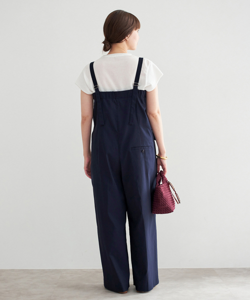 23SS メゾンイエナ コンパクトツイルサロペット オールインワン 38 IENA（イエナ）の「maisonコンパクトツイルサロペット