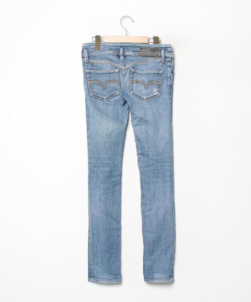 DIESEL 「DIESEL」 ダメージ加工デニムパンツ 25 ブルー