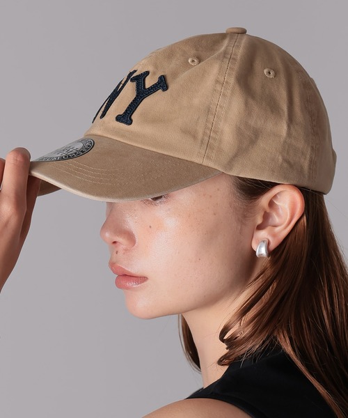 Bonjour Sagan キャップ 帽子 New York Black Yankees 製品洗い
