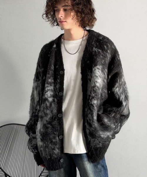 ⭐2/23まで限定価格⭐ JACKSON MATISSE モヘアカーディガン Classical Origin カーディガン 「まるで毛布。」モヘアライクシャギー