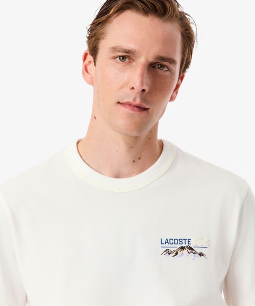 LACOSTE（ラコステ） tシャツ シャンタコバックプリントTシャツ メンズ