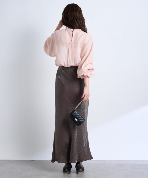 bonbon シースルー ブラウス La boutique Bonbon（ラブティックボンボン） ブラウス シャツ 「お
