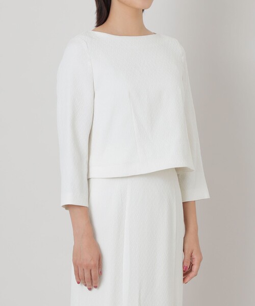 「TO BE CHIC」 長袖ブラウス 40 オフホワイト レディース