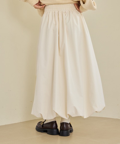 OLUN きりまる long balloon skirt バルーンスカート OLUN スカート long balloon skirt/ロングバルーンスカート : ZOZOTOWN