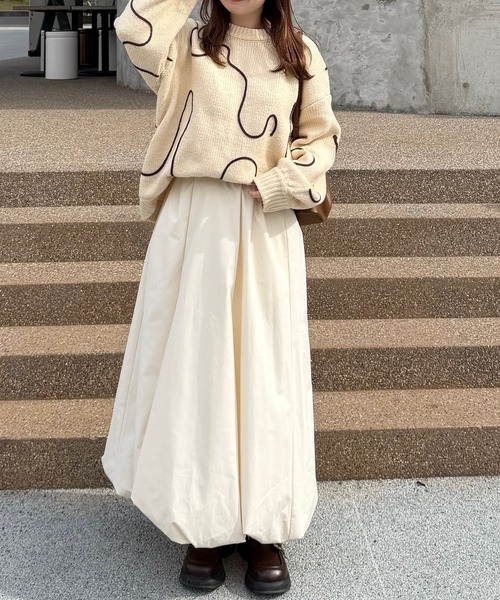 OLUN スカート long balloon skirt/ロングバルーンスカート : ZOZOTOWN