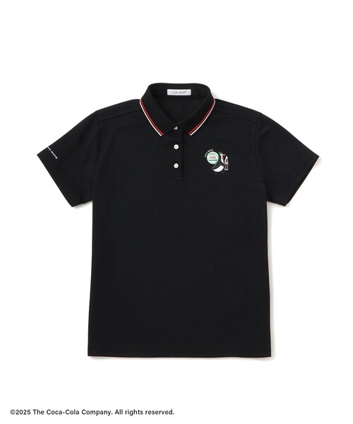 Coca Cola（コカコーラ） ポロシャツ ポロ バックプリント レディース