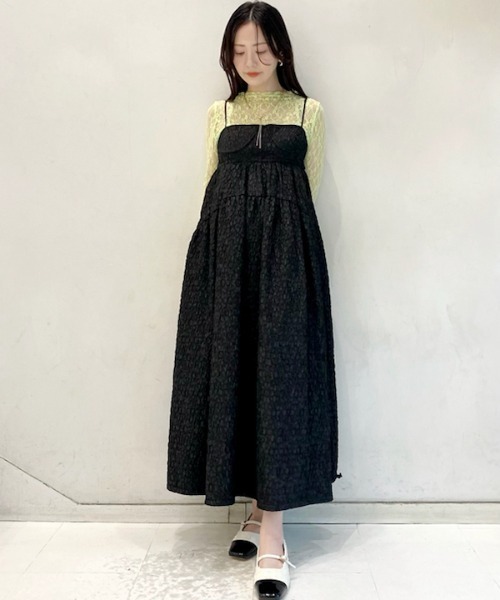 LILY BROWN（リリーブラウン） キャミソールワンピース 1 パープル