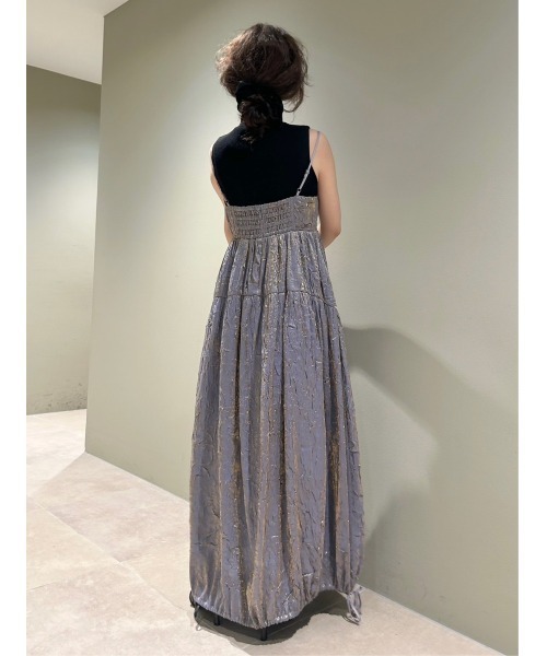 LILY BROWN（リリーブラウン） キャミソールワンピース 1 パープル