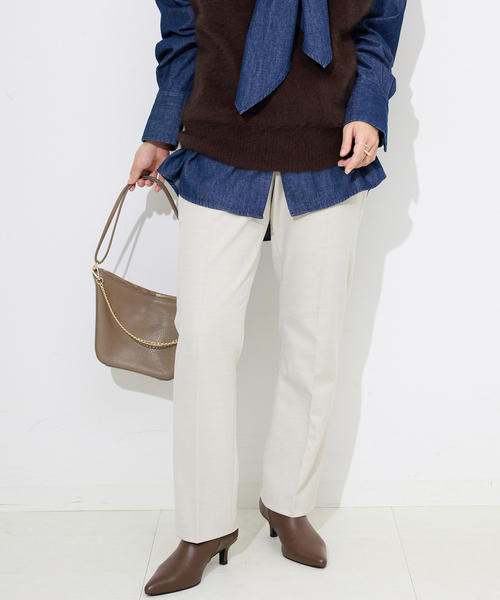 未使用　SLOBE IENA　CIRCULATE WARM pants　38 SLOBE IENA｜《吸湿発熱/WEBのみ4サイズ展開/追加予約