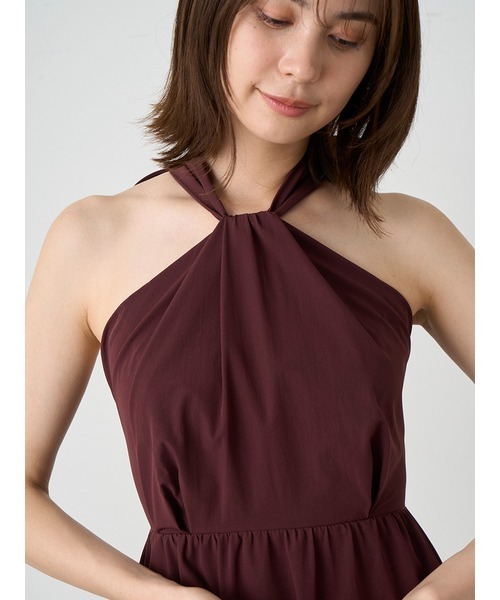 SNIDEL（スナイデル） ホルターネックワンピース 0 ピンク レディース