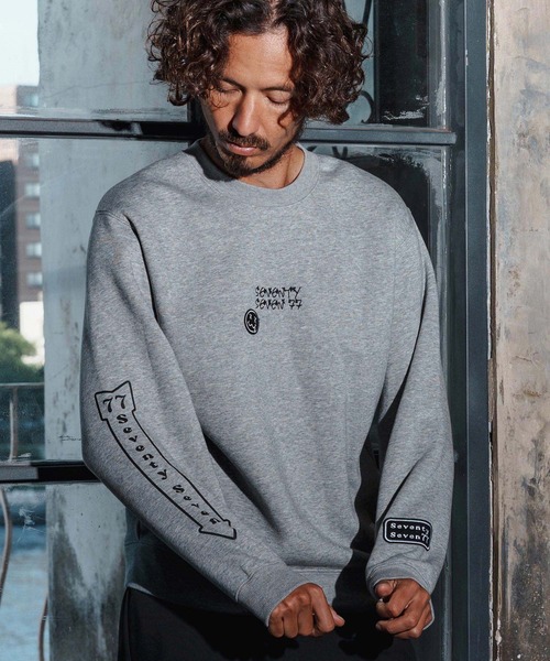 seventy seven トレーナー スウェット msw1770-middle onz sweat shirt seventy seven トレーナー スウェット msw1770-middle onz sweat shirt