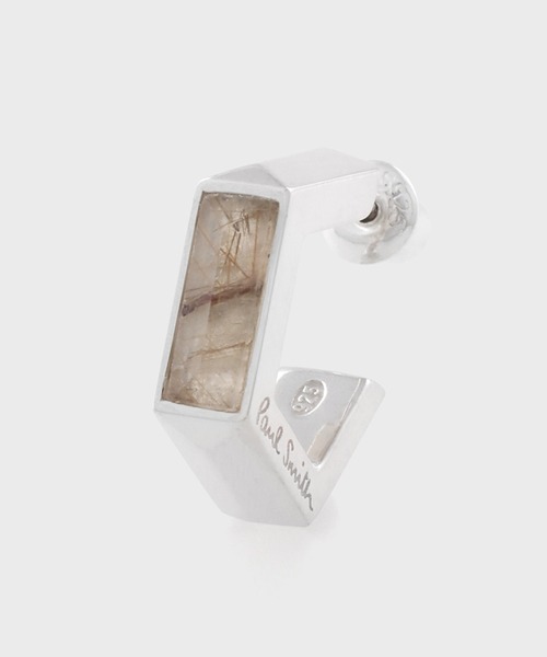 Paul Smith（ポール・スミス） ピアス “Pentagon Rutilated Quartz
