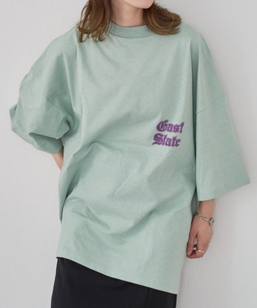 「WHIMSIC」 半袖Tシャツ FREE イエロー レディース_画像2