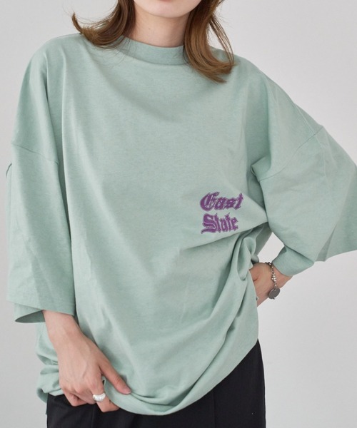 「WHIMSIC」 半袖Tシャツ FREE イエロー レディース_画像3