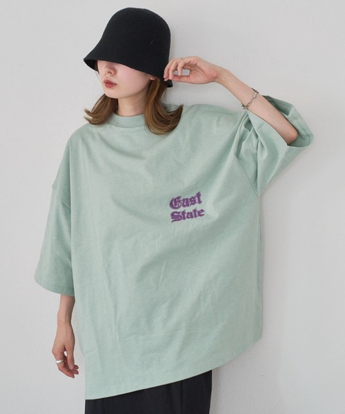 「WHIMSIC」 半袖Tシャツ FREE イエロー レディース_画像4