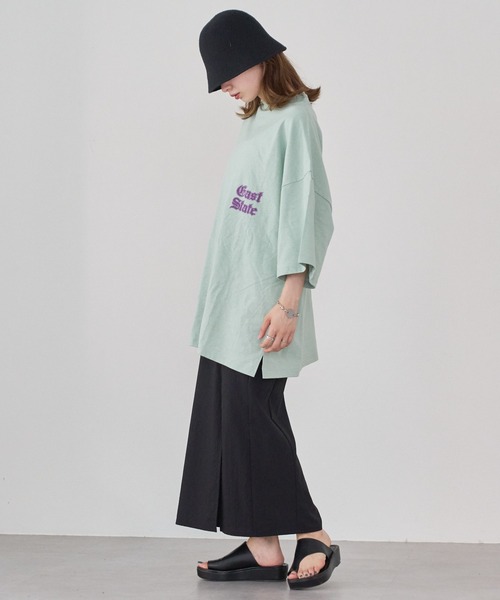 「WHIMSIC」 半袖Tシャツ FREE イエロー レディース_画像6