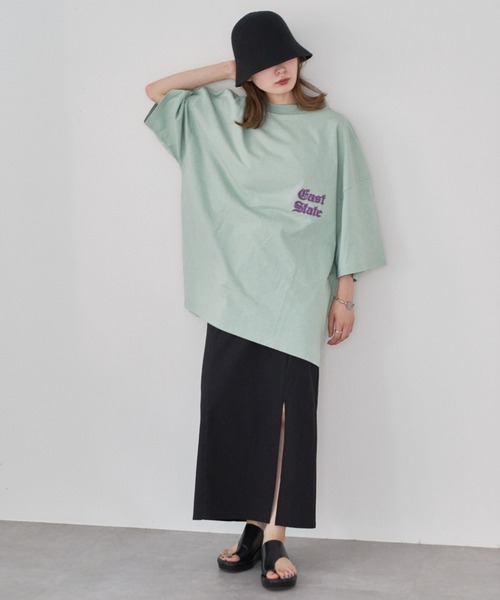 「WHIMSIC」 半袖Tシャツ FREE イエロー レディース_画像7