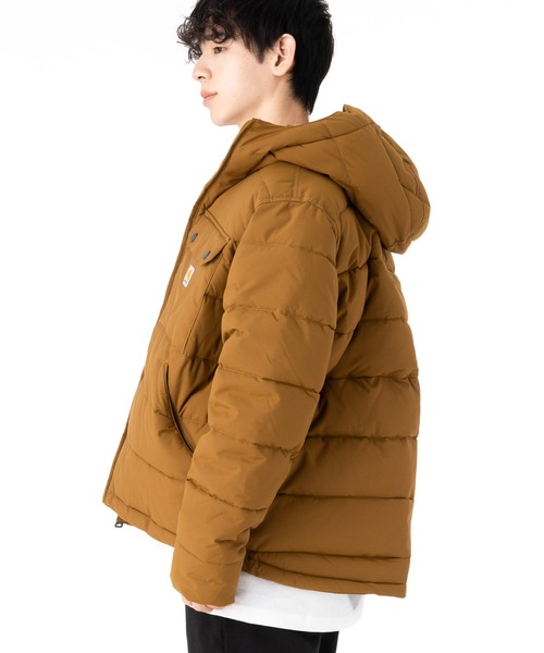 カーハート　モッズコート 中古・古着通販】CarHartt (カーハート) モッズコート ブラック サイズ