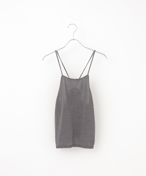 「JOURNAL STANDARD relume」 キャミソールニット FREE ベージュ レディース_画像2