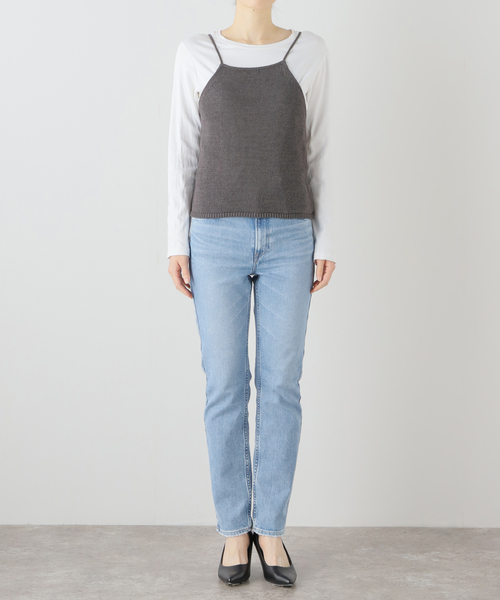 「JOURNAL STANDARD relume」 キャミソールニット FREE ベージュ レディース_画像10