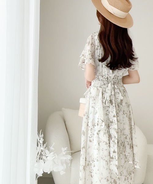 「mily bilet」 半袖ワンピース X-LARGE ブルー レディース_画像7